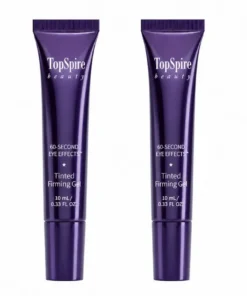 TopSpire 60 Second Effects Tinted Firming Gel - Under Eye Cream For Puffiness And Bags Under Eyes