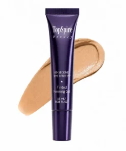 TopSpire 60 Second Effects Tinted Firming Gel - Under Eye Cream For Puffiness And Bags Under Eyes