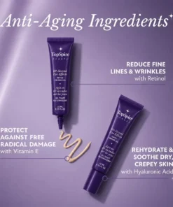 TopSpire 60 Second Effects Tinted Firming Gel - Under Eye Cream For Puffiness And Bags Under Eyes
