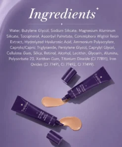 TopSpire 60 Second Effects Tinted Firming Gel - Under Eye Cream For Puffiness And Bags Under Eyes