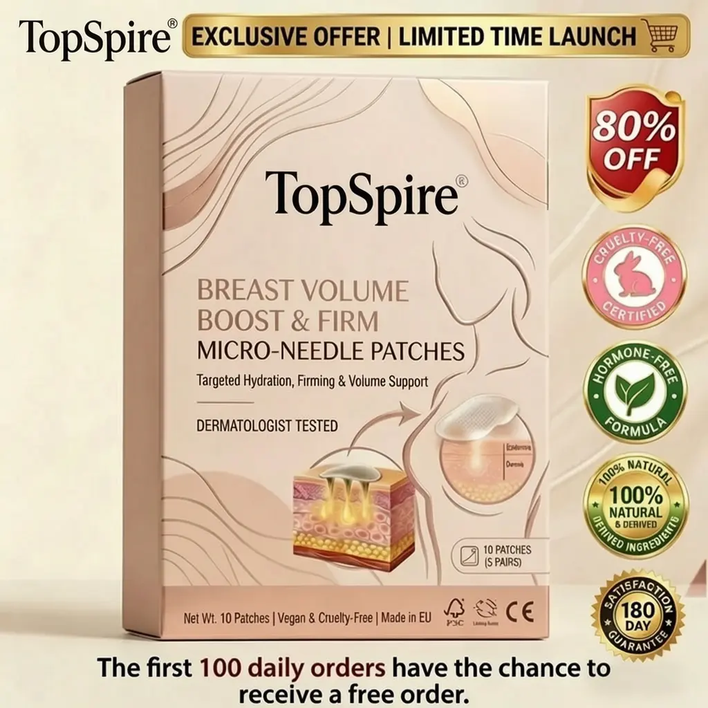 TopSpire® Targeted Breast Enhancement Advanced Nano Microneedle Patch