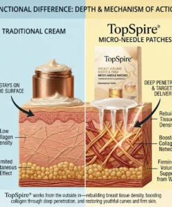 TopSpire® Targeted Breast Enhancement Advanced Nano Microneedle Patch