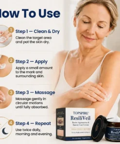 TOPSPIRE® ResiliVeil Bruise Appearance Barrier Care Cream