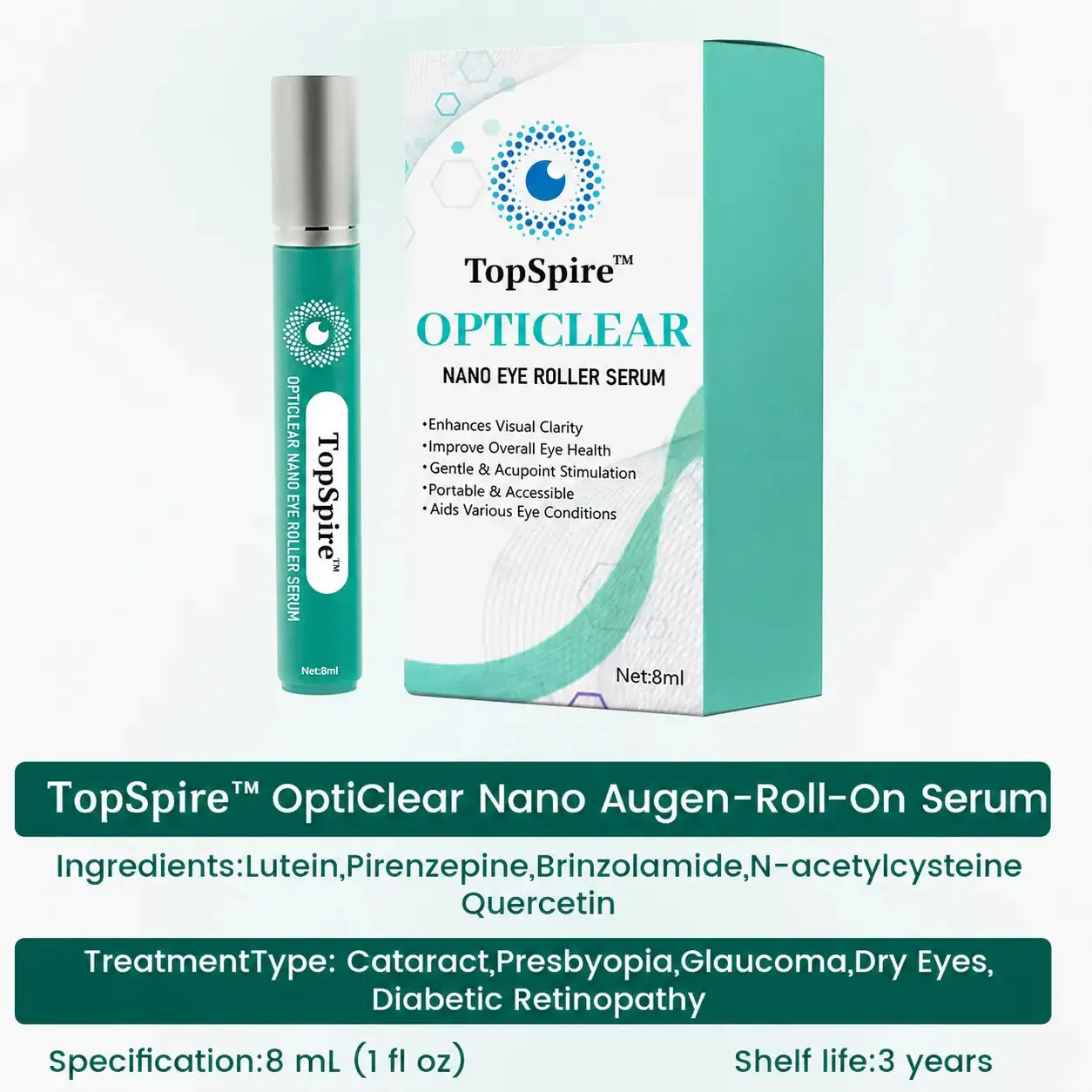 TopSpire™ OptiClear Nano Eye Roller Serum