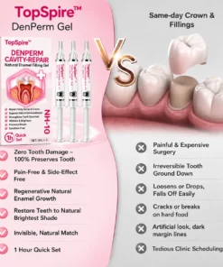 TopSpire™ DenPerm Cavity-Repair Natural Enamel Filling Gel