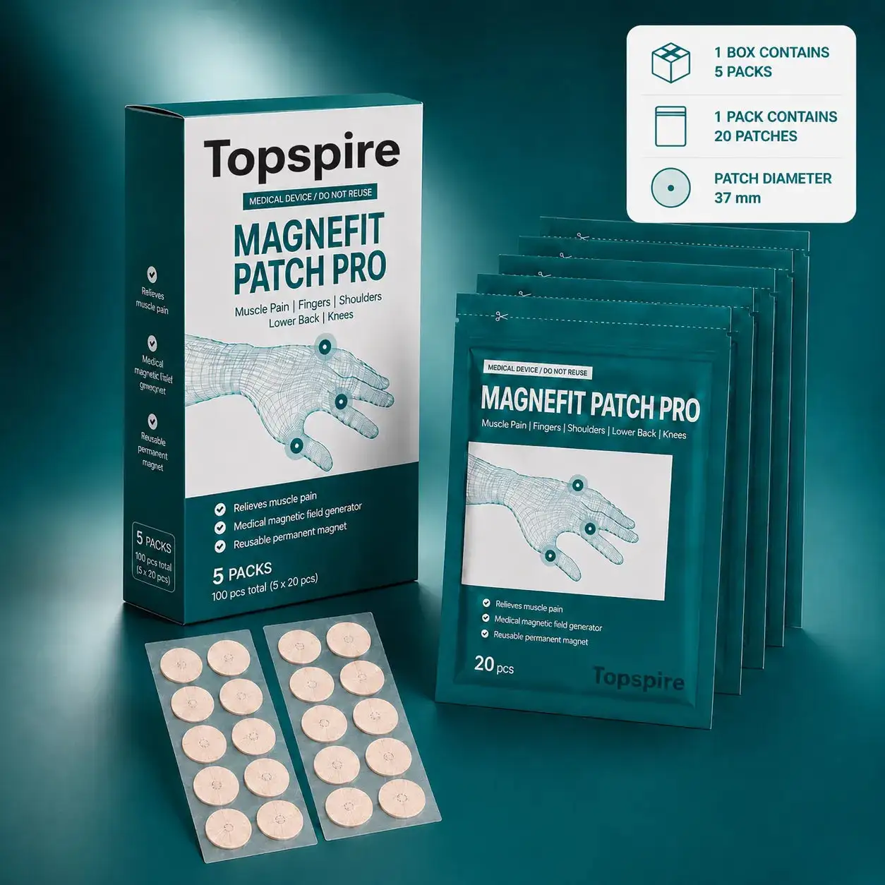 Topspire™ Magnefit Patch Pro